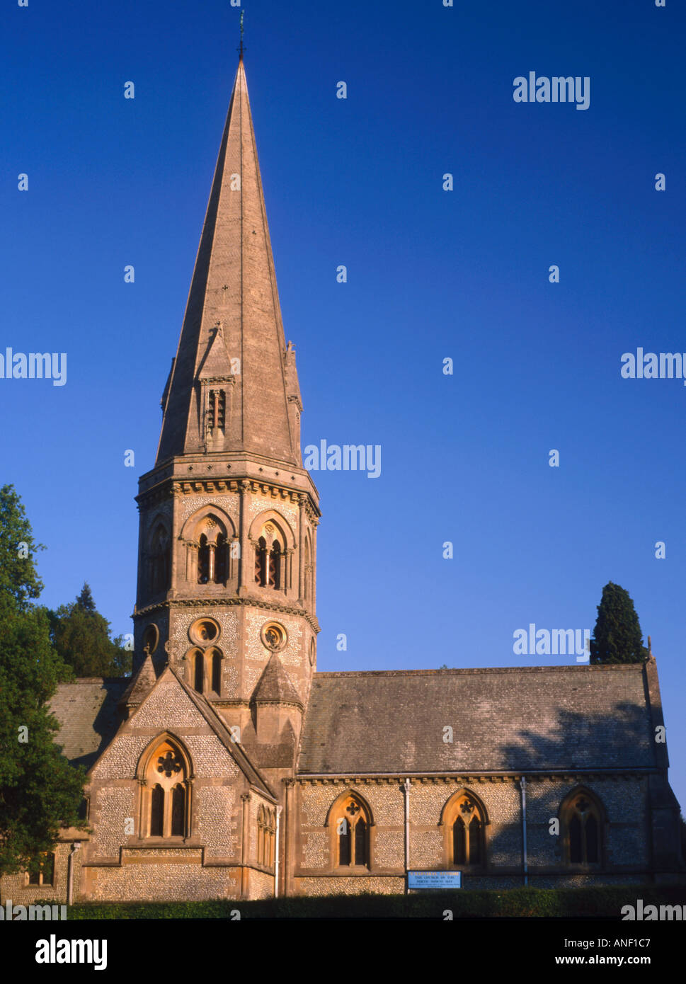 St Barnabas Church Ranmore Stock Photo
