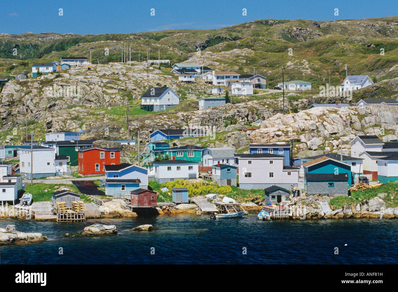 Coastal village Rose Blanche, Newfoundland, Canada Stock Photo Alamy
