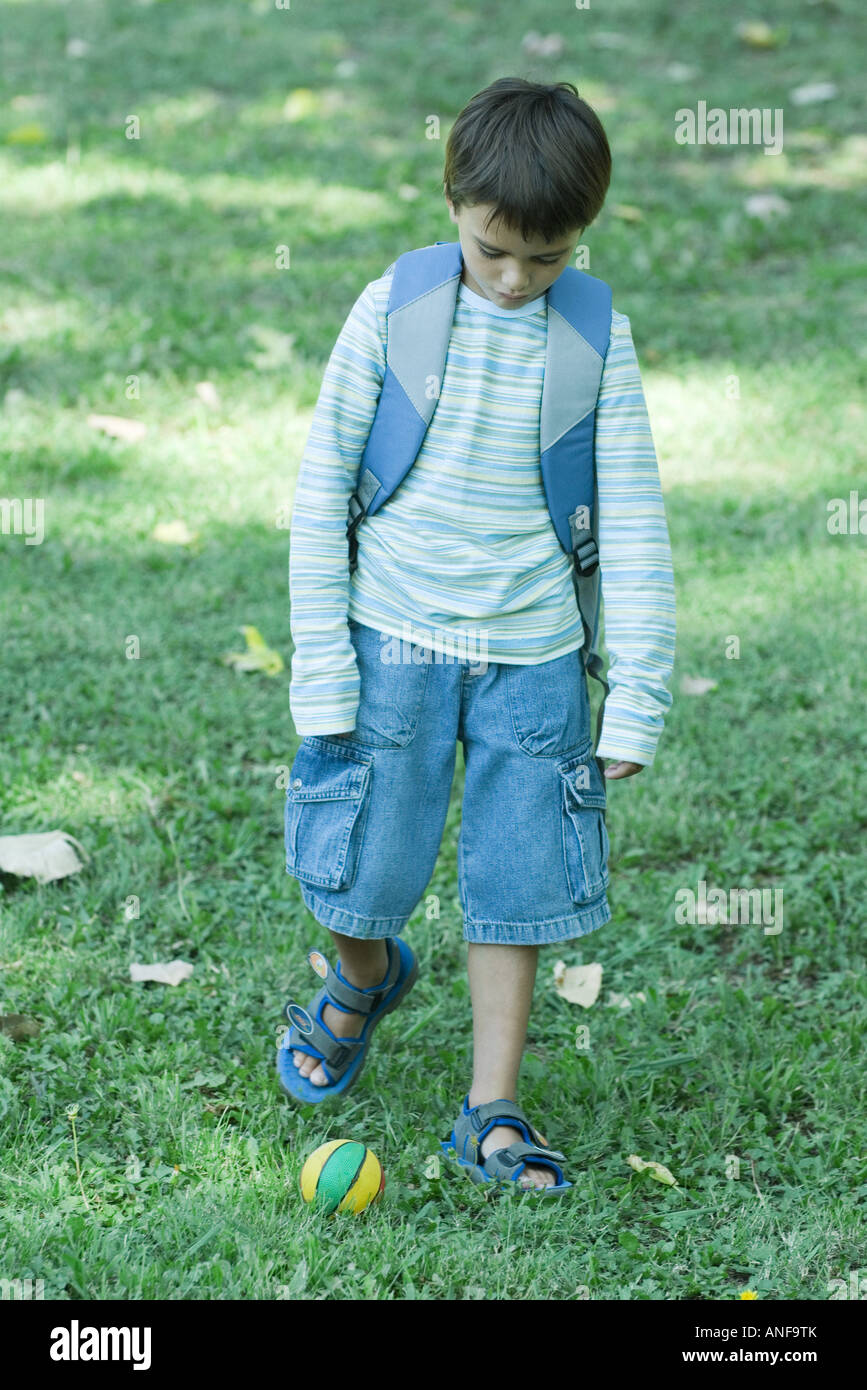 Boy Wearing Sandals High Resolution Stock Photography and Images - Alamy