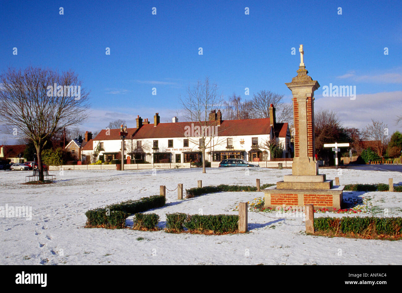 Chipperfield Common and Memorial, Hertfordshire Stock Photo