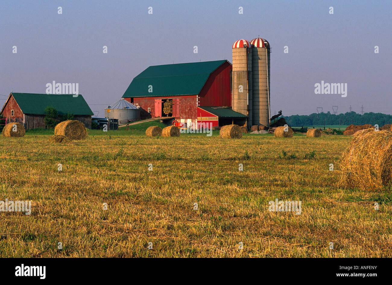 Barn, Boston Creek, Ontario, Canada Stock Photo