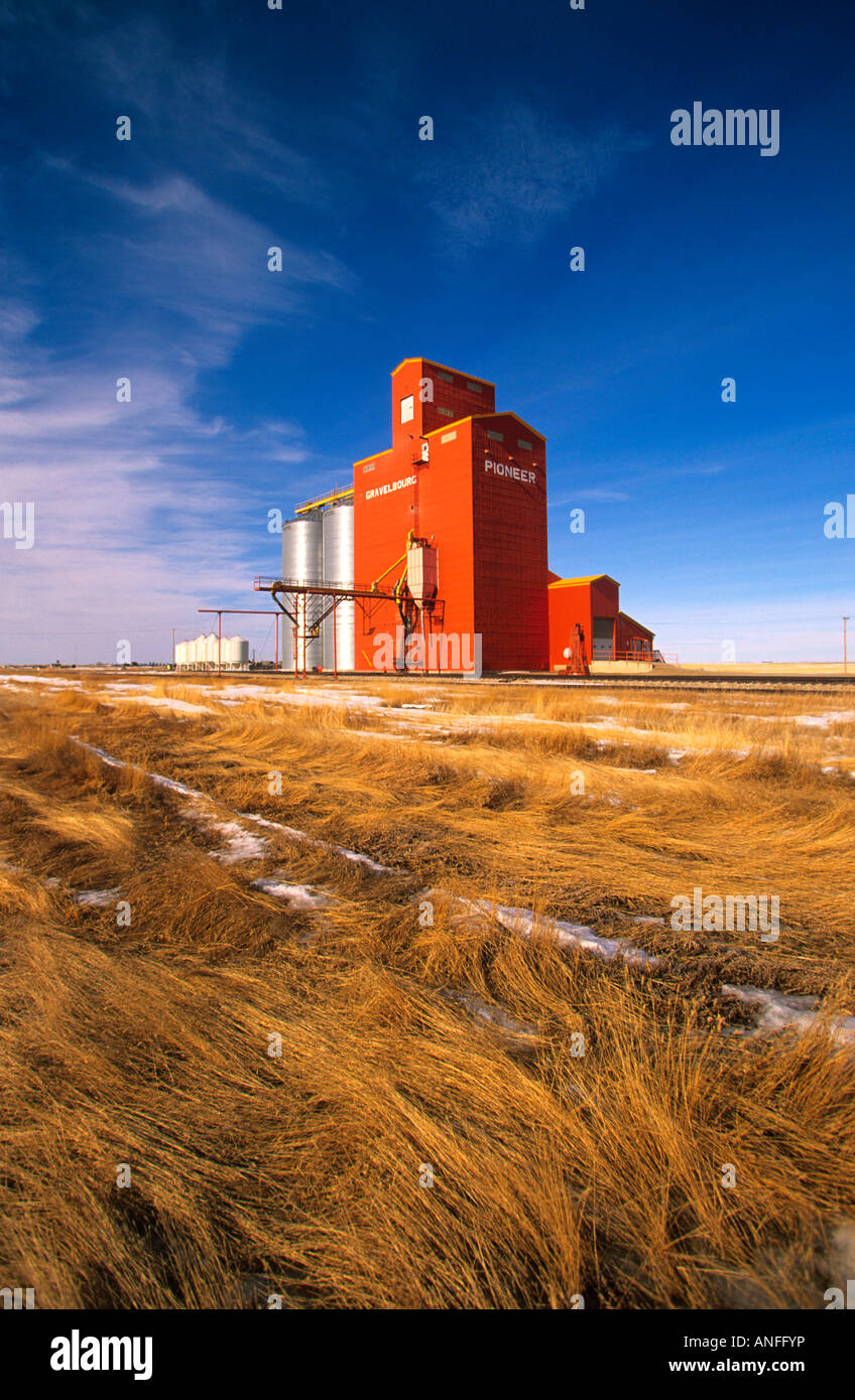 Grain Elevator, Gravelbourg, Saskatchewan, Canada Stock Photo Alamy