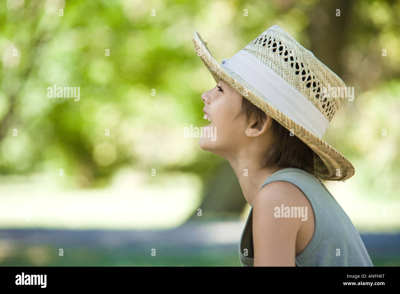 little boy straw hats