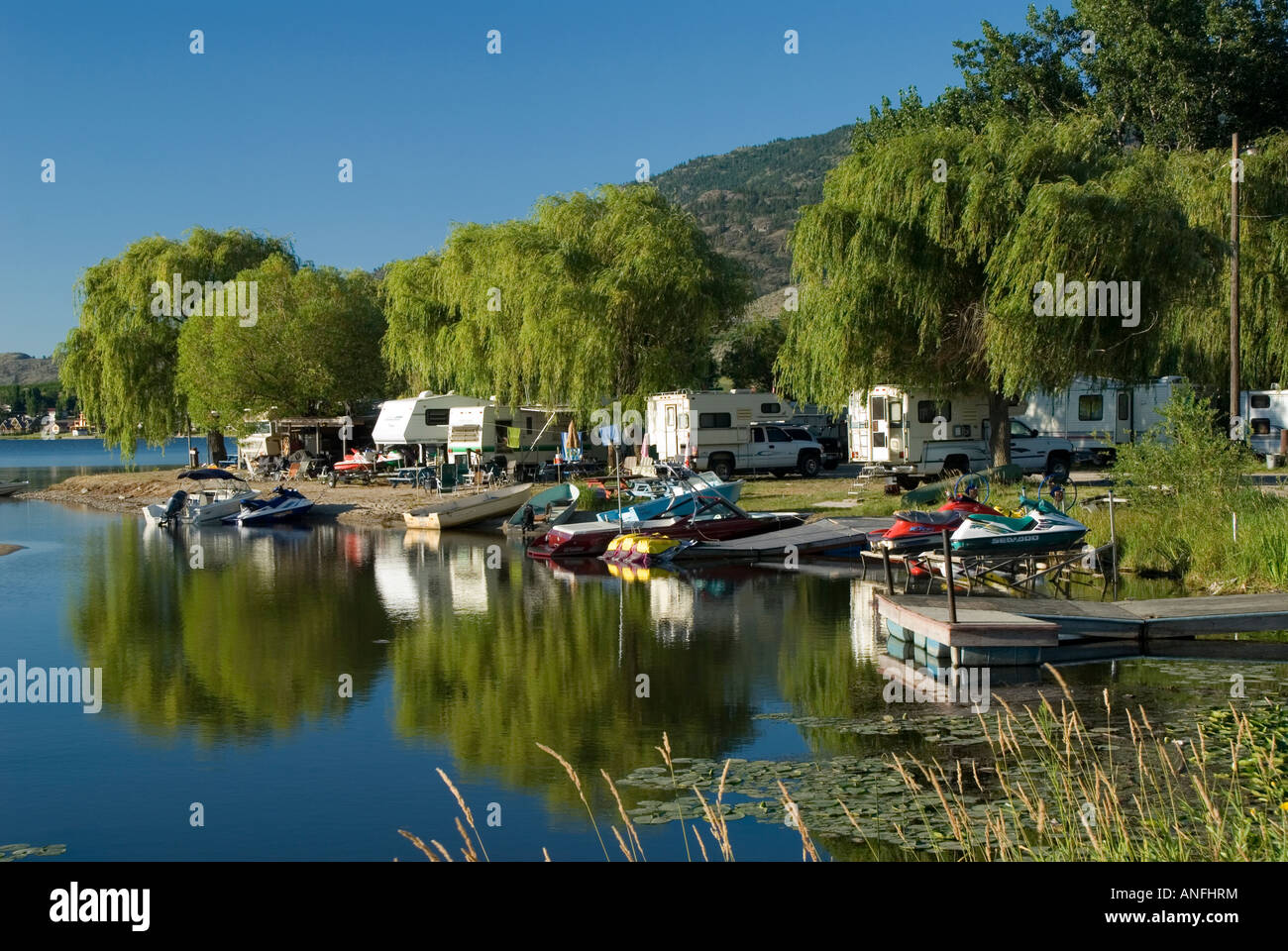 Okanagan North Campsite High Resolution Stock Photography And Images Alamy