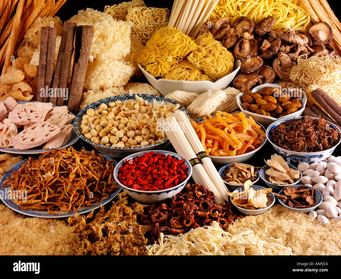 CHINESE COOKING INGREDIENTS Stock Photo Alamy