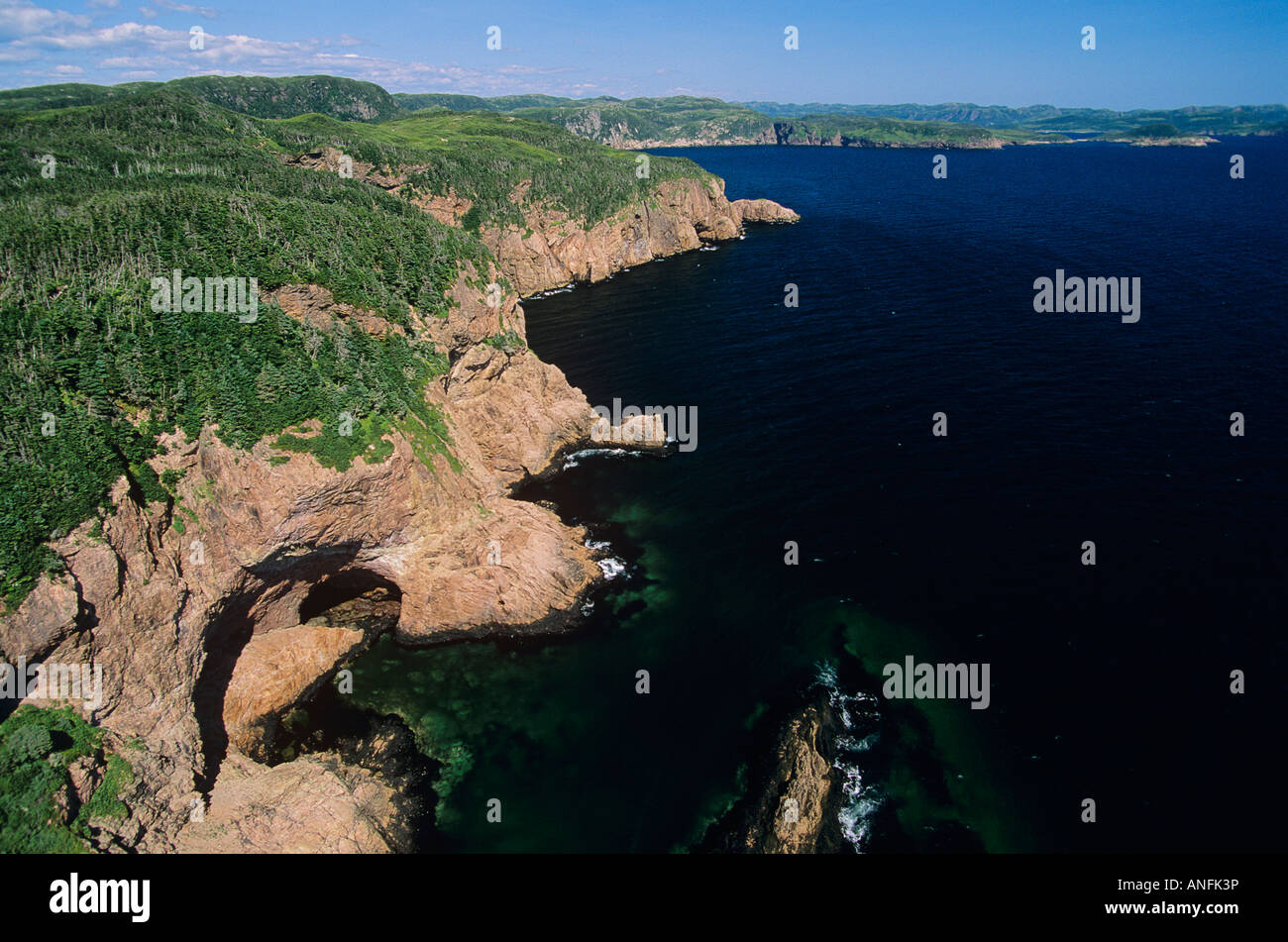 aerial of Burgeo newfoundland, Canada Stock Photo Alamy