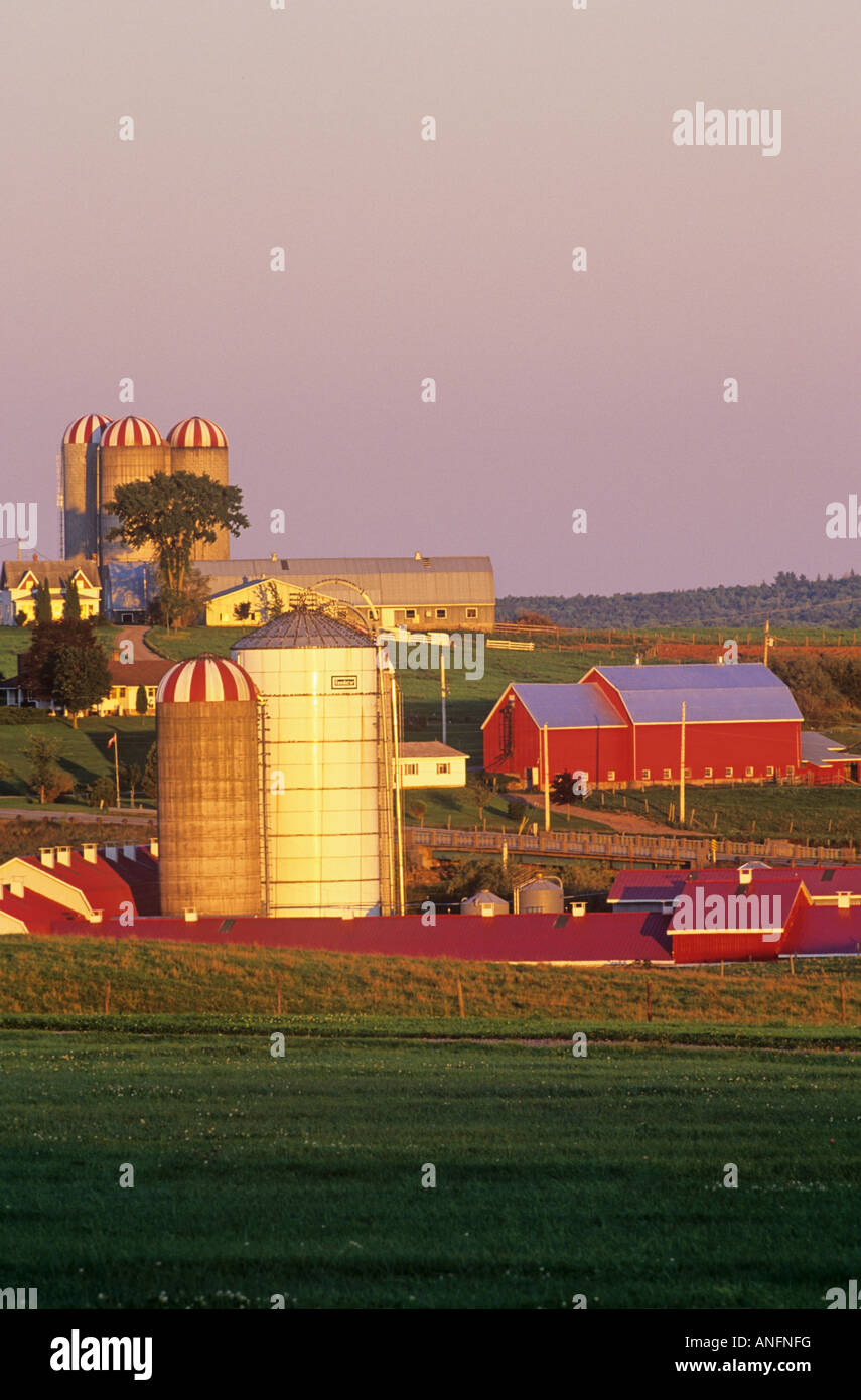 Dairy farms in Shubenacadie, Nova Scotia, Canada Stock Photo Alamy