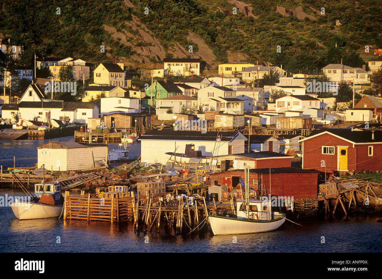 The Battery, St. John's Harbour, Newfoundland, Canada Stock Photo