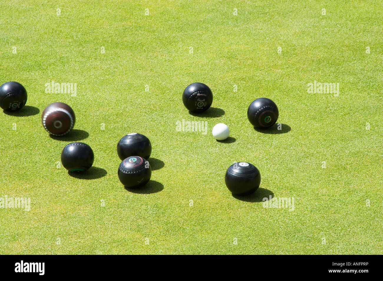 lawn bowling, Canada Stock Photo Alamy