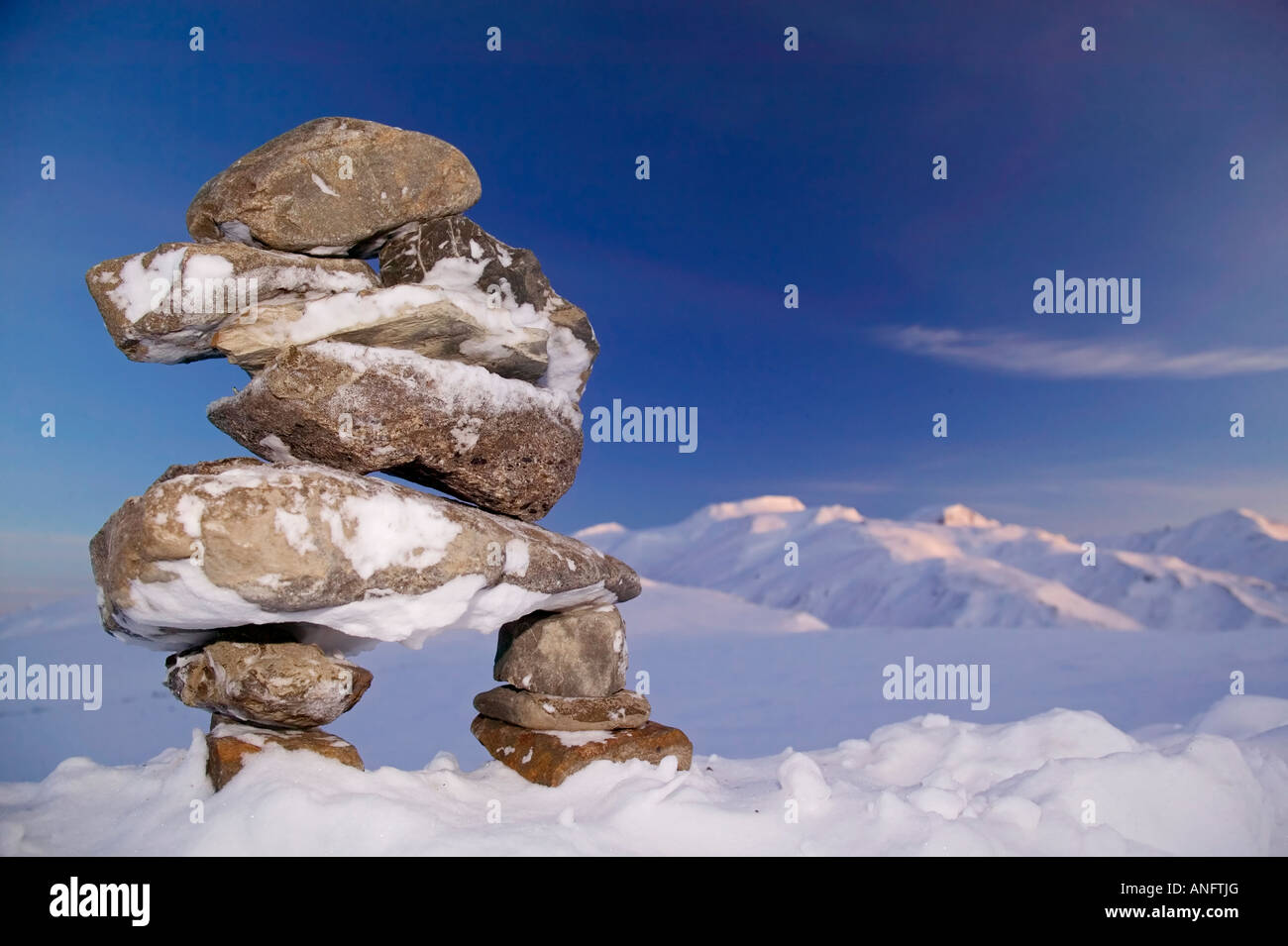 Rock formation inukshuk hires stock photography and images Alamy
