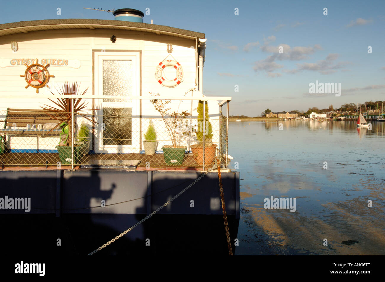 bembridge harbour and lifeboat station on the isle of wight with