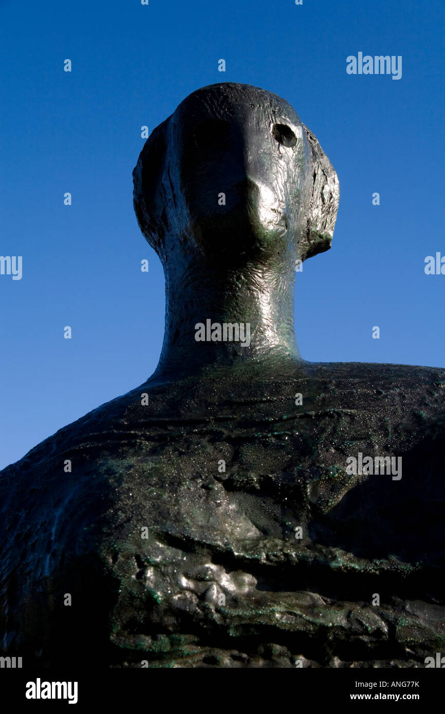 Henry Moore Sculpture Stock Photo