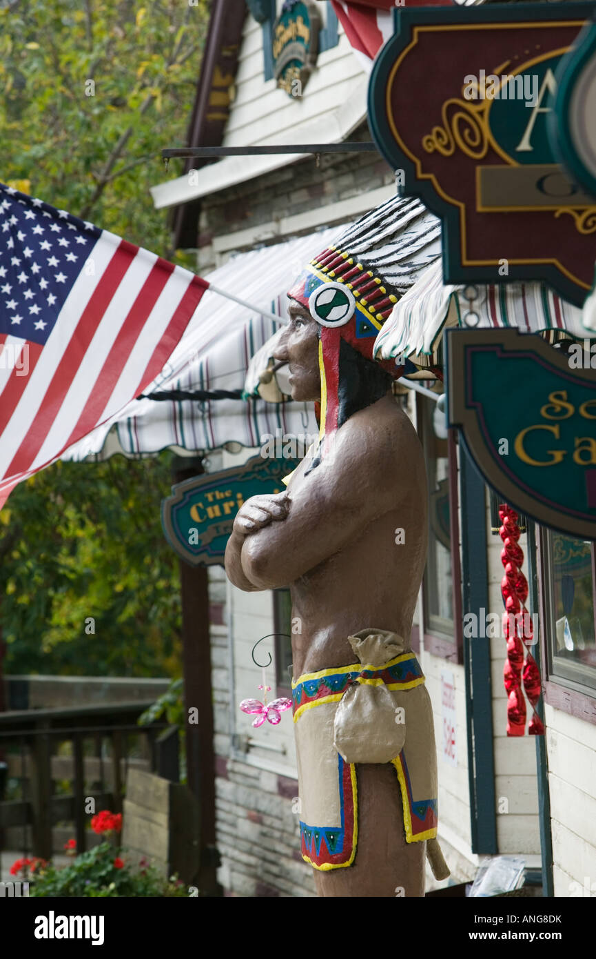 USA, WISCONSIN, Osceola St. Croix River Valley Area, Cigar Store