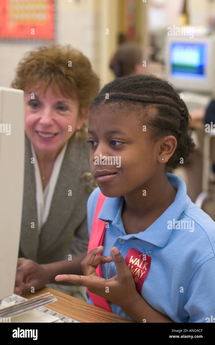 Students in Toledo Public Schools Stock Photo