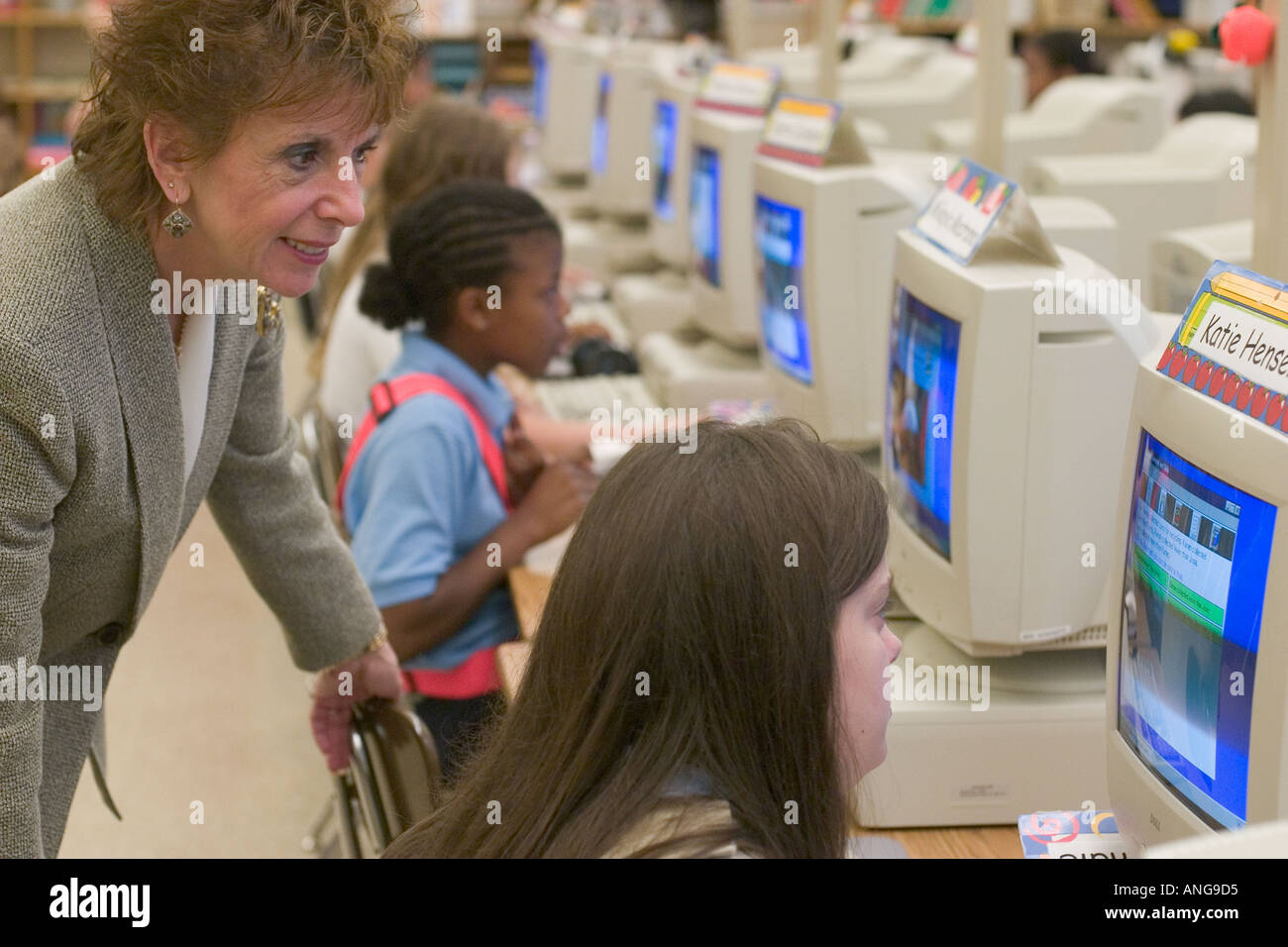 Students in Toledo Public Schools Stock Photo