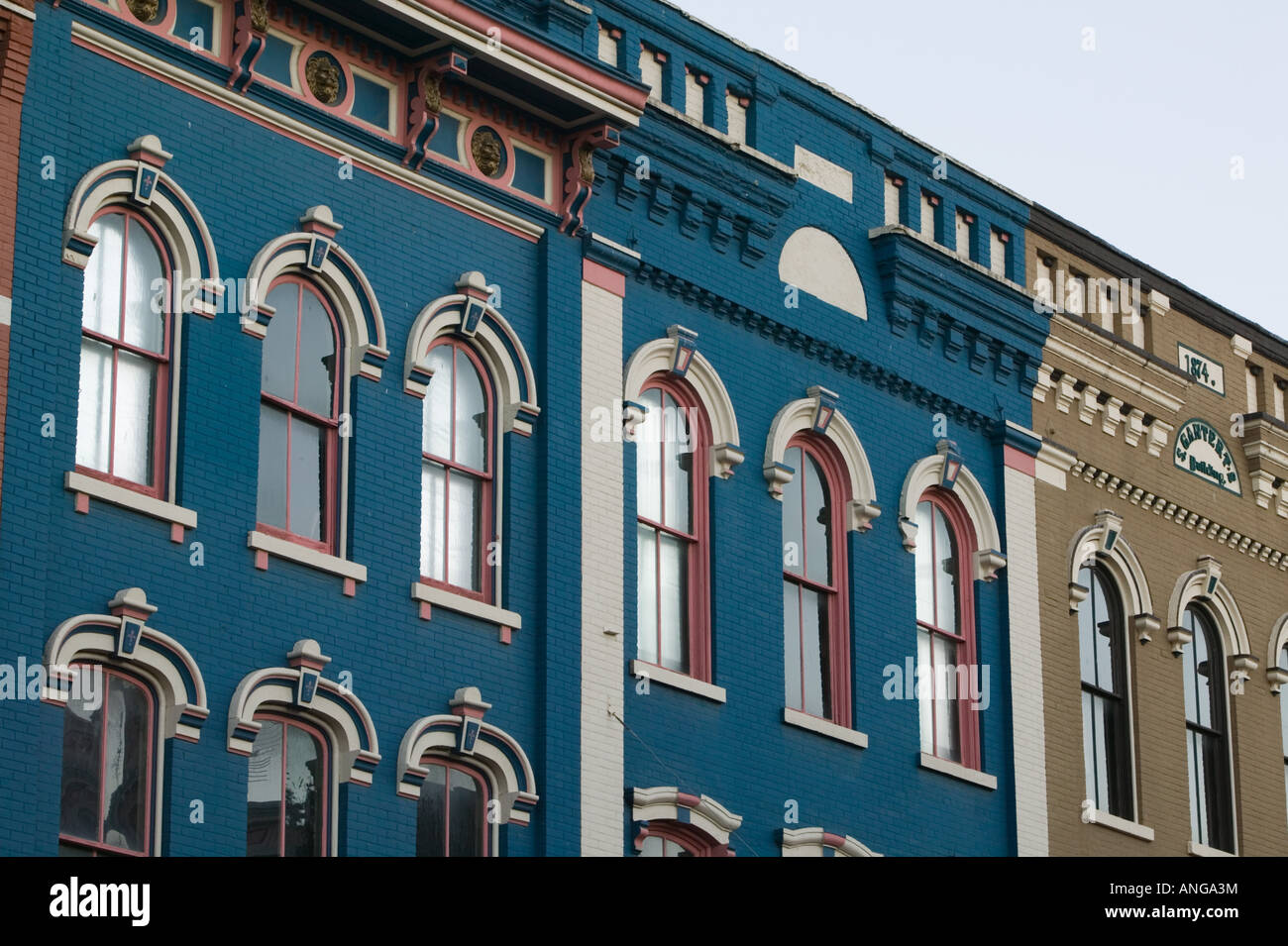 USA, WISCONSIN, Mississippi River Valley, La Crosse Downtwon