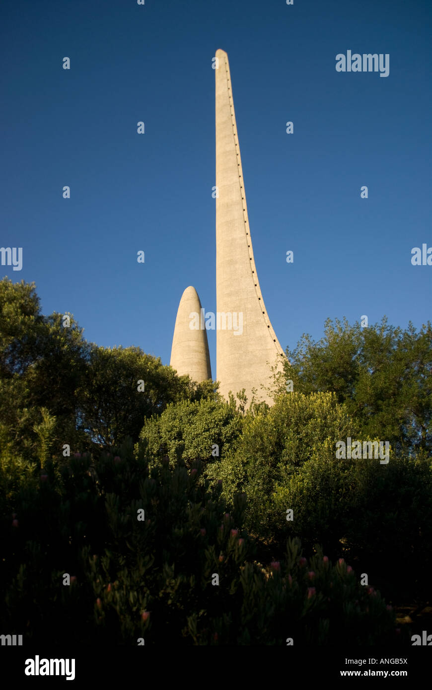 Taal Monument to Afrikaans language at Paarl in Cape Winelands Stock Photo