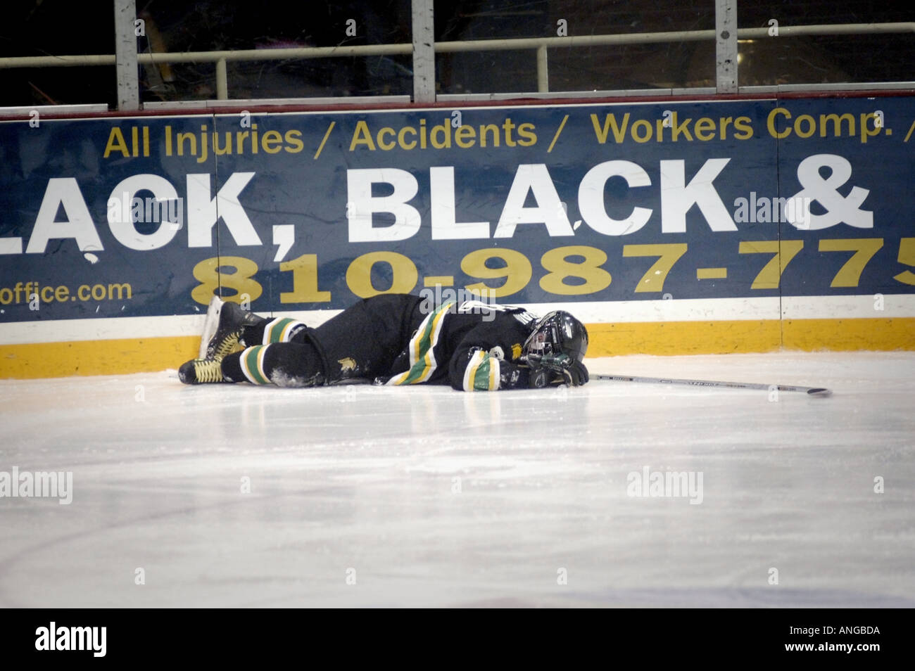 Ice Hockey Tournament action Silver Stick International Hockey playoffs