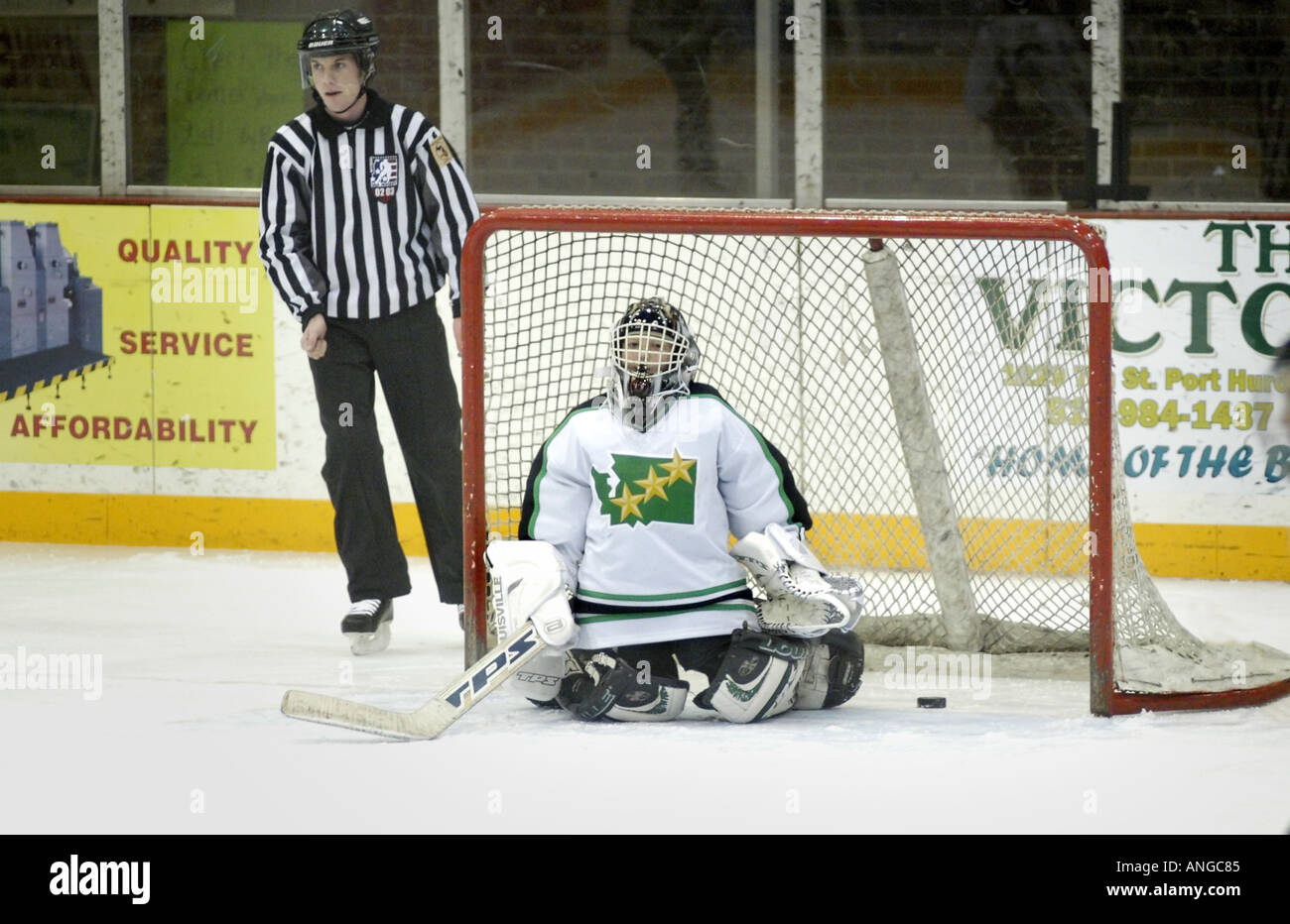 Ice Hockey Tournament action Silver Stick International Hockey playoffs