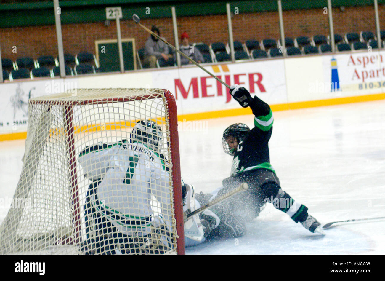 Ice Hockey Tournament action Silver Stick International Hockey playoffs