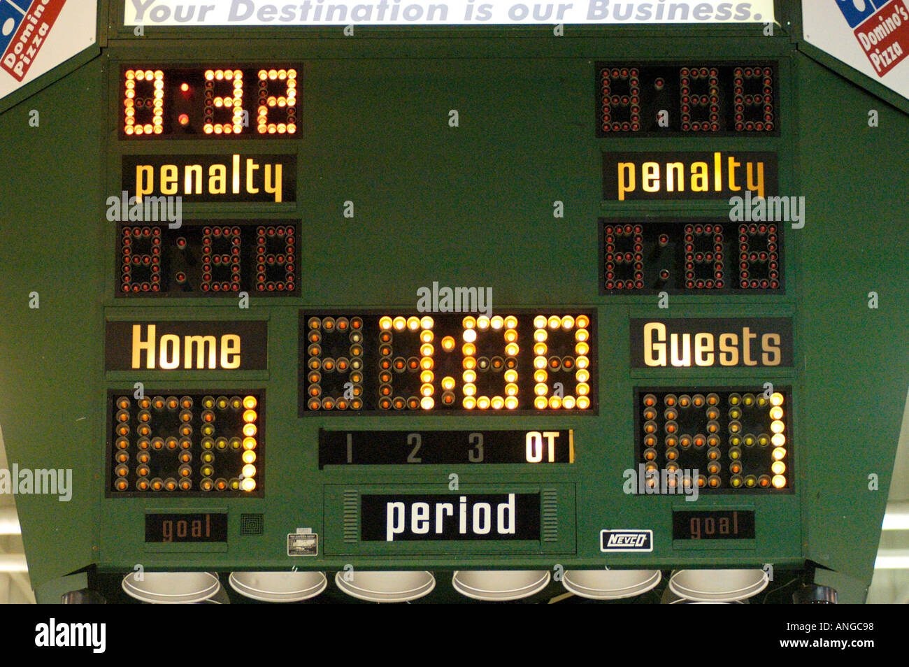 Ice Hockey Tournament action Silver Stick International Hockey playoffs