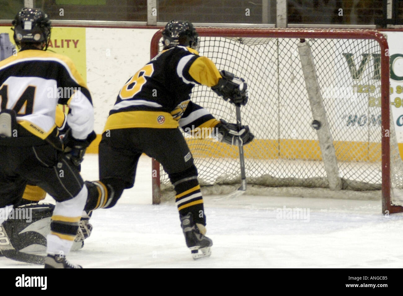Ice Hockey Tournament action Silver Stick International Hockey playoffs