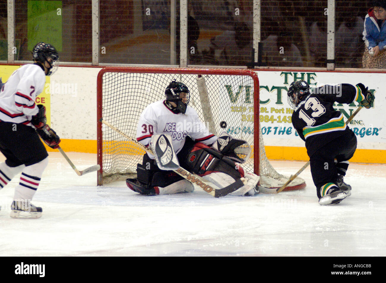Ice Hockey Tournament action Silver Stick International Hockey playoffs
