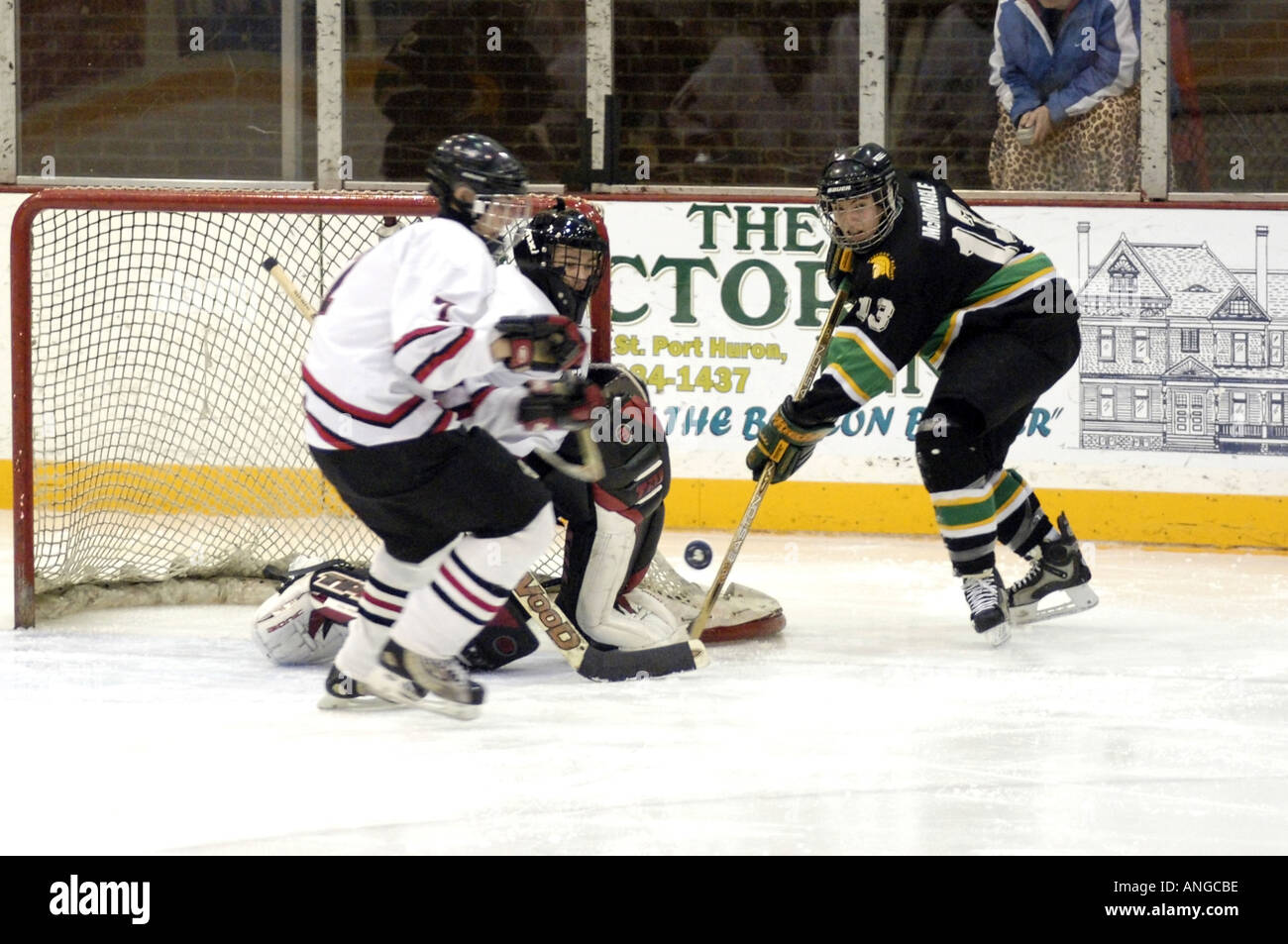 Ice Hockey Tournament action Silver Stick International Hockey playoffs