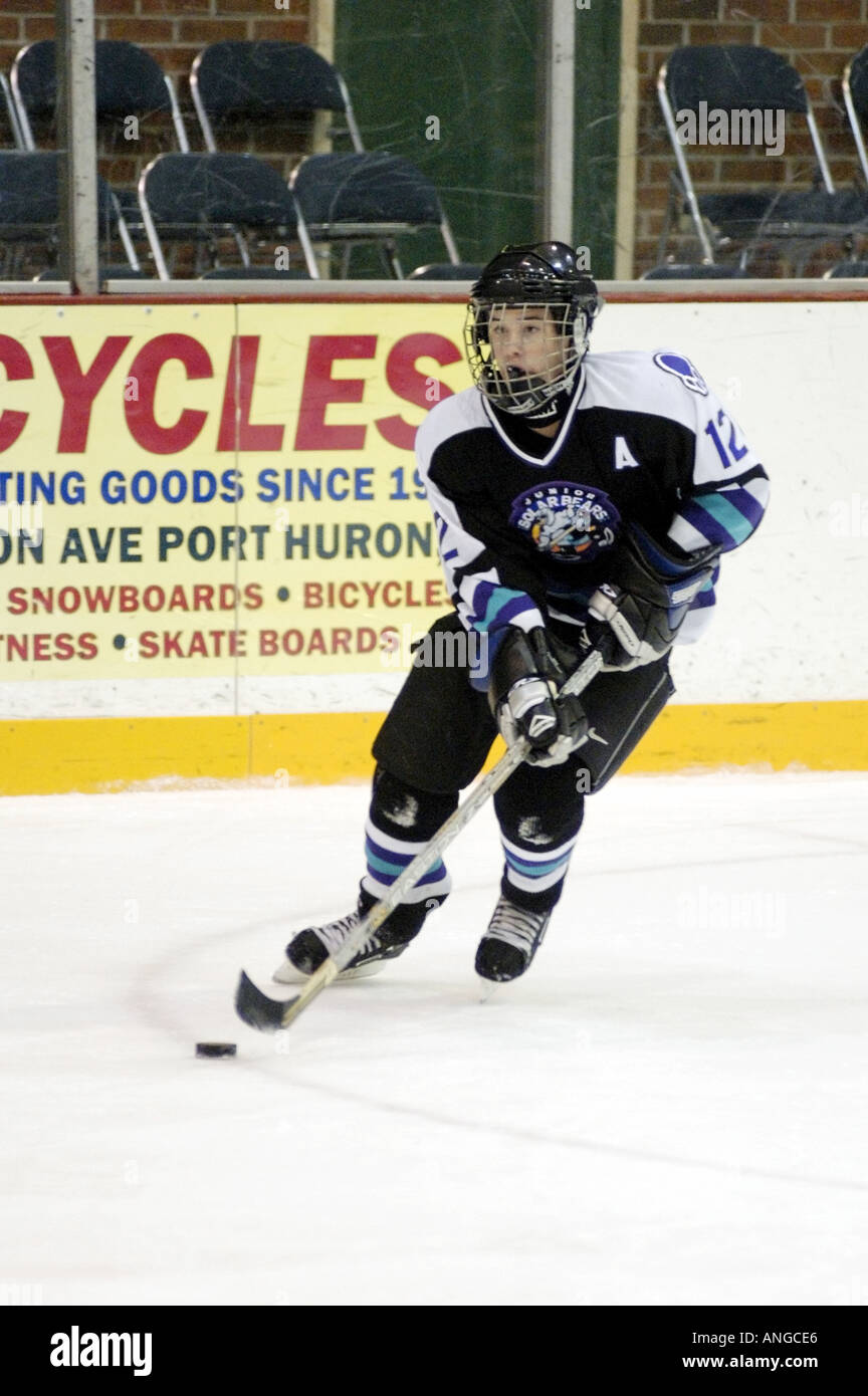 Ice Hockey Tournament action Silver Stick International Hockey playoffs