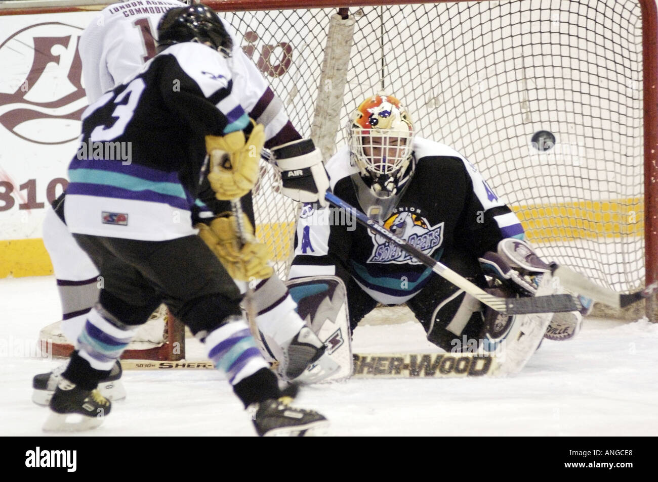 Ice Hockey Tournament action Silver Stick International Hockey playoffs