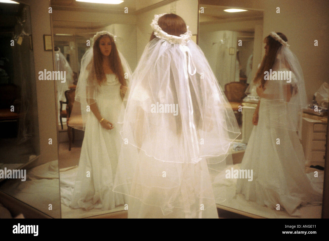 Wedding Dress Stock Photo