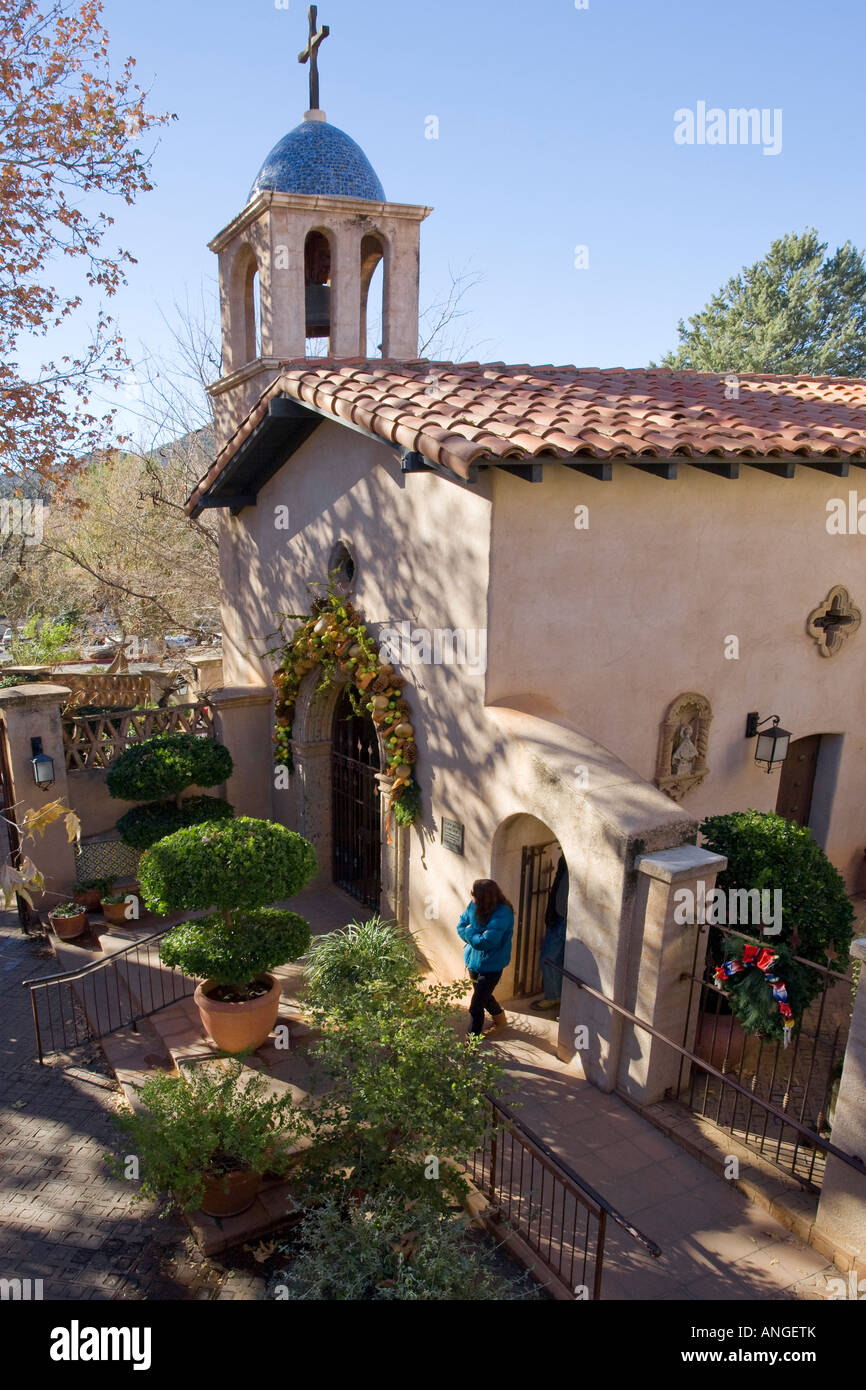 Tlaquepaque Arts and Crafts Village Sedona Arizona Stock Photo