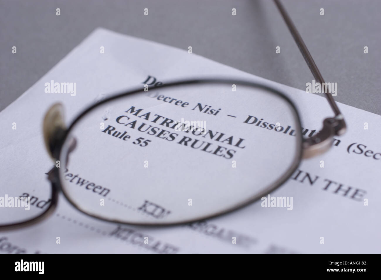 nisi Matrimonial Photo Divorce UK Decree papers Stock ... Stock Matrimonial Photo Divorce ... Decree nisi UK papers