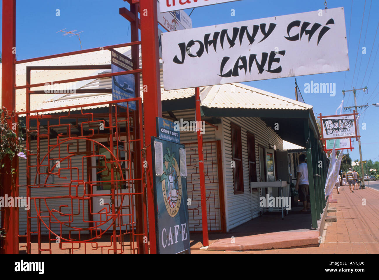 Johnny Chi Lane', shopping area, China Town, Broome town centre, Western  Australia Stock Photo - Alamy
