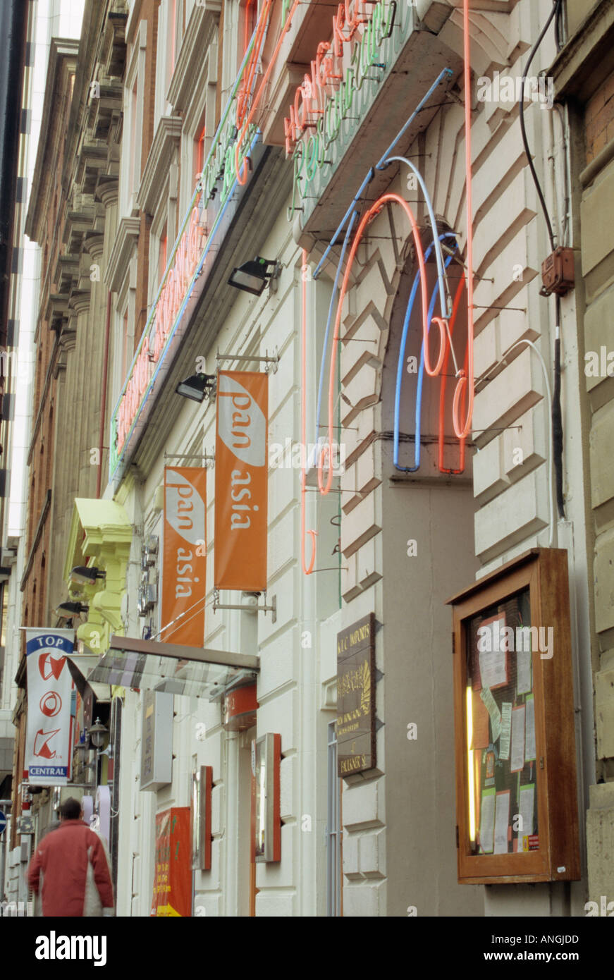 'Pan Asia' Restaurant, China Town, Manchester England Stock Photo Alamy