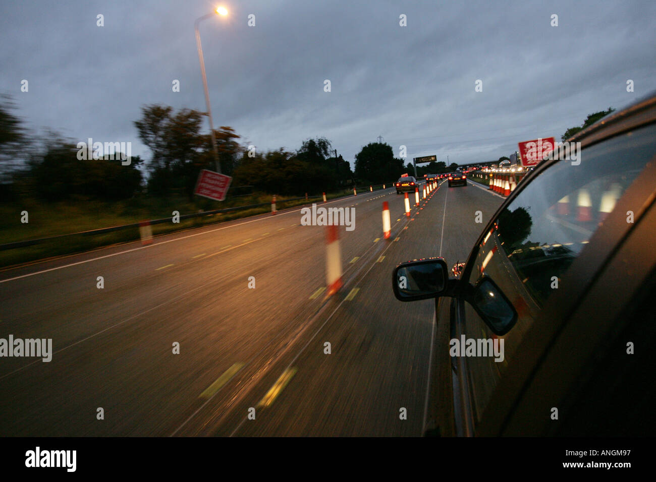 Traffic jams on m6 motorway hi-res stock photography and images - Alamy