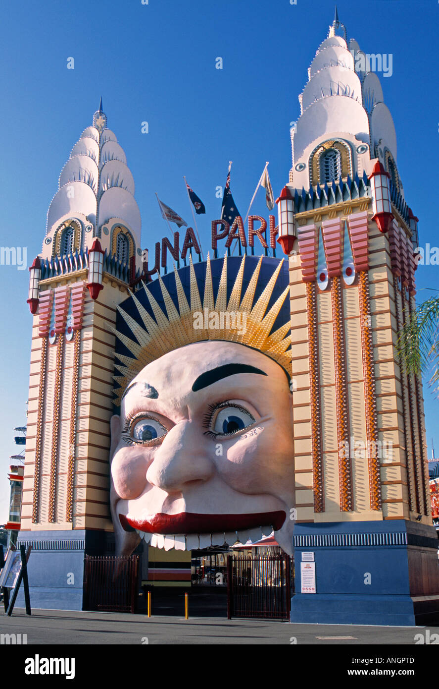Luna Park, Sydney, NSW, Australia Stock Photo
