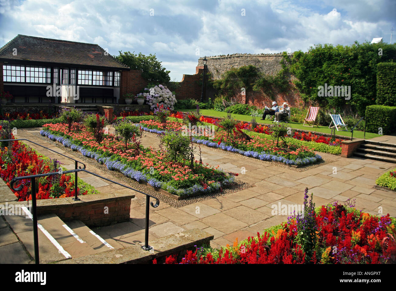 Connaught Gardens Sidmouth Devon UK Stock Photo Alamy