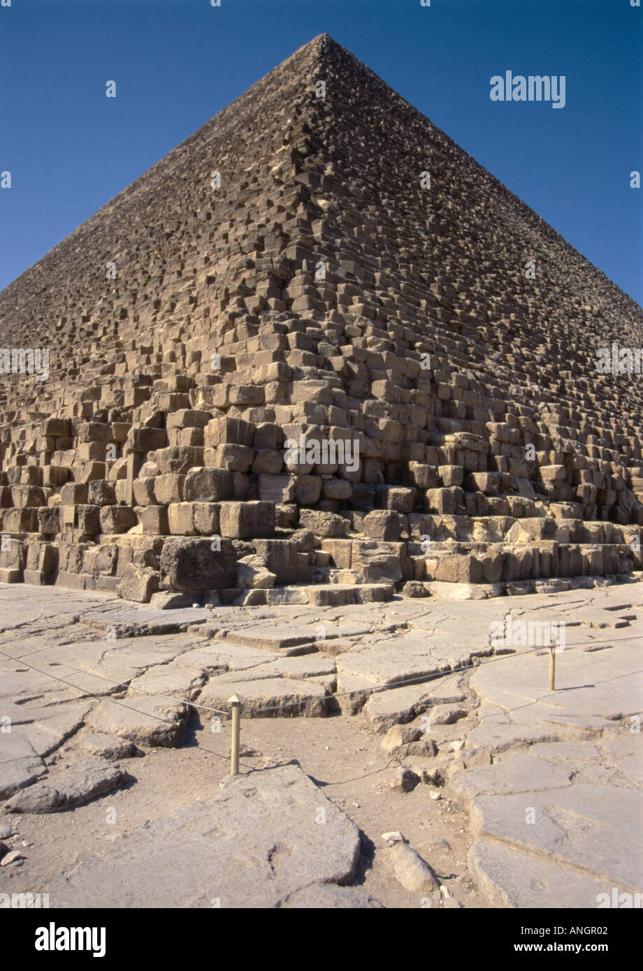 Khufu pyramid Giza Egypt Stock Photo