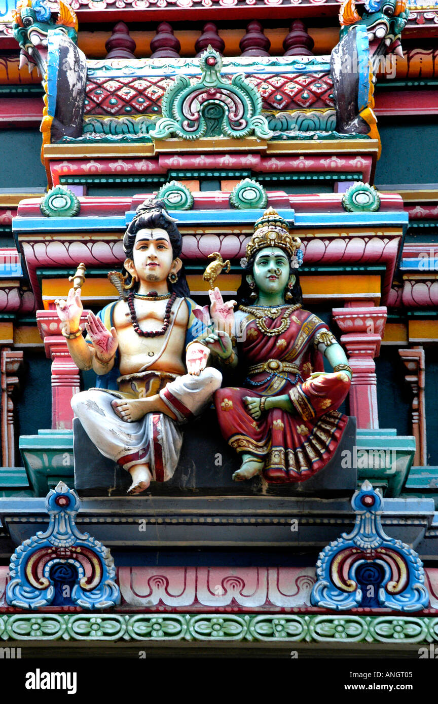 Colombo Sri Lanka The Kathiresan kovil dedicated to the war god Skanda. Hindu Vel Festival  Bambalapitiya. Stock Photo