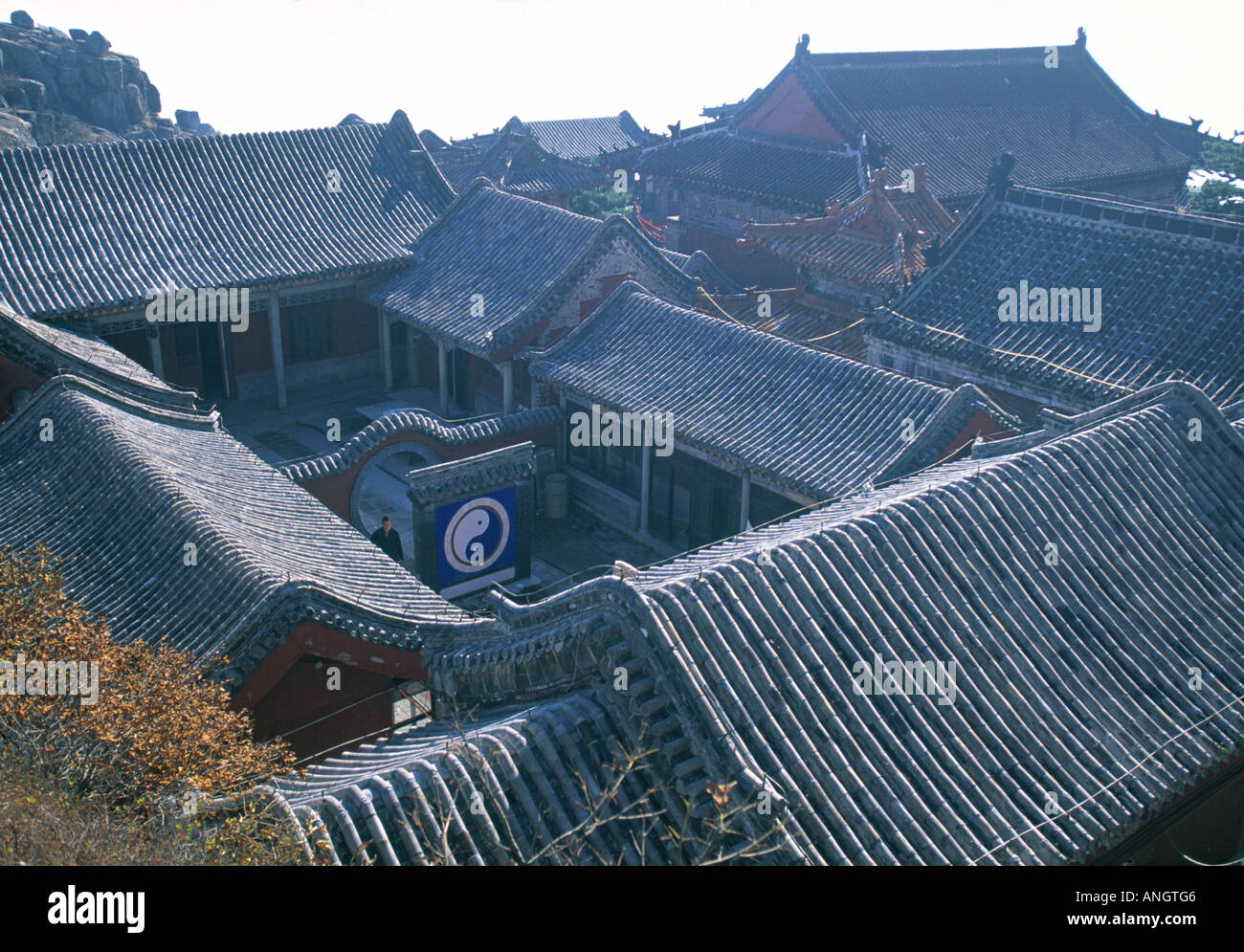 Bixia Si, Tai'an, Shandong province, China Stock Photo