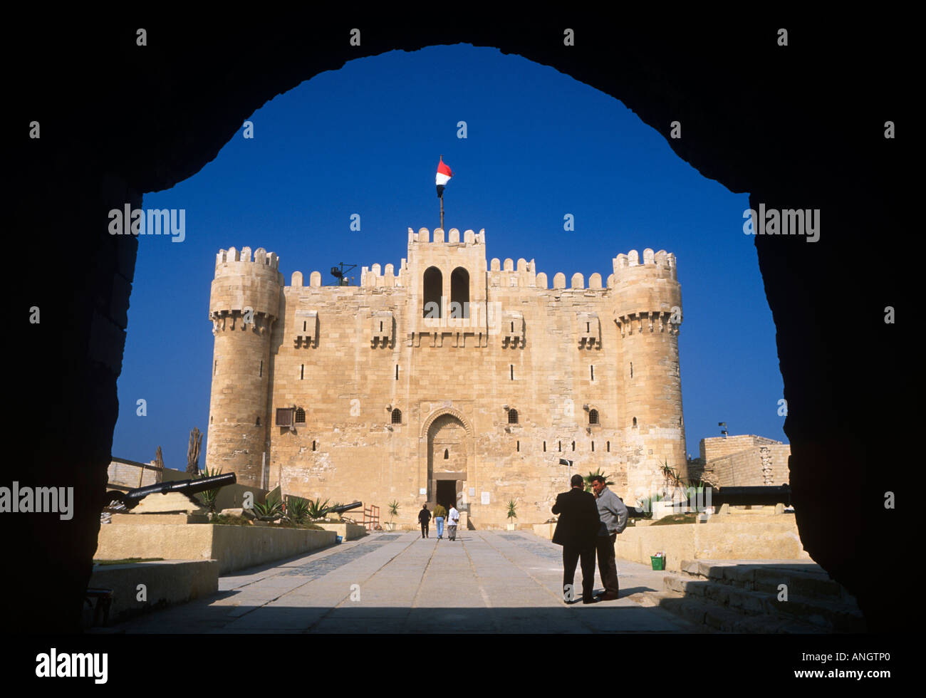 Fort Qaitbey, Alexandria, Egypt Stock Photo