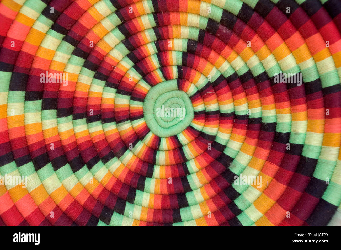 Injera basket (Sifet), Ethiopian Highlands, Ethiopia Stock Photo