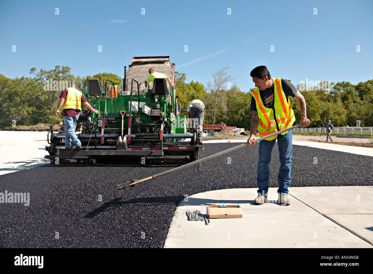 PRESERVES Deerfield Illinois Installation of water permeable asphalt