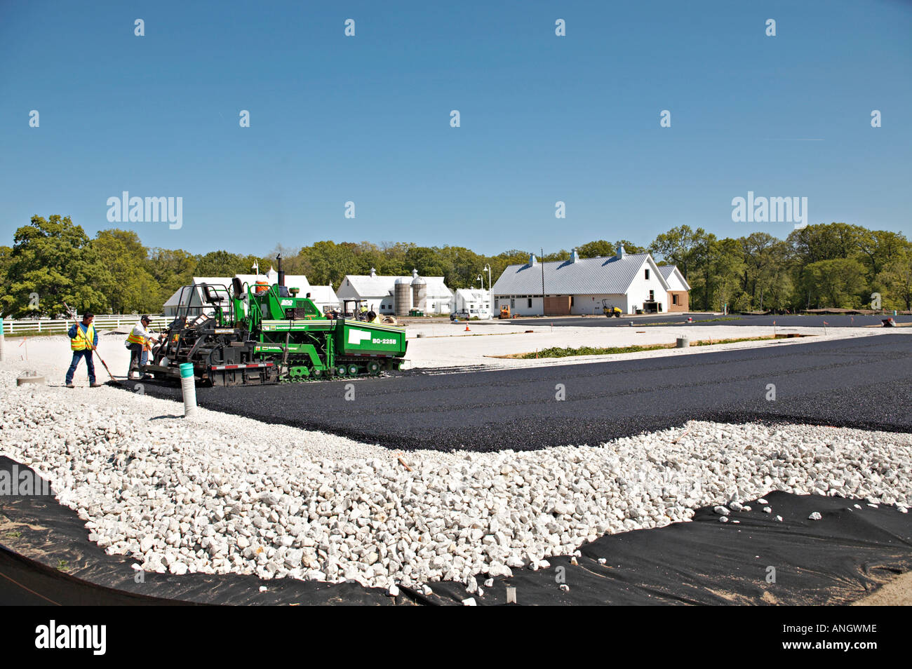 PRESERVES Deerfield Illinois Installation of water permeable asphalt