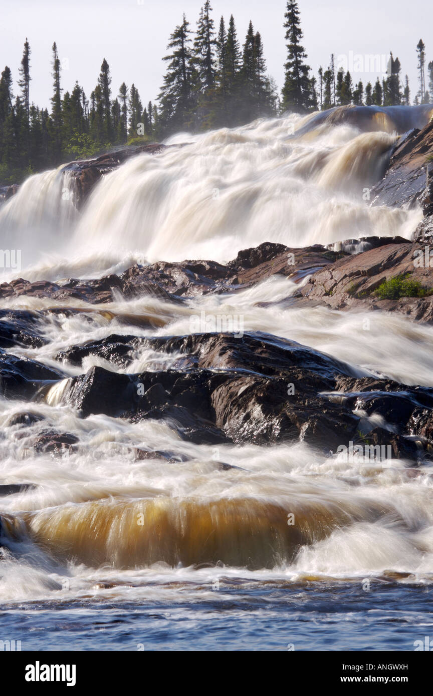 White Bear River Falls near Rifflin'Hitch Lodge in Southern Labrador