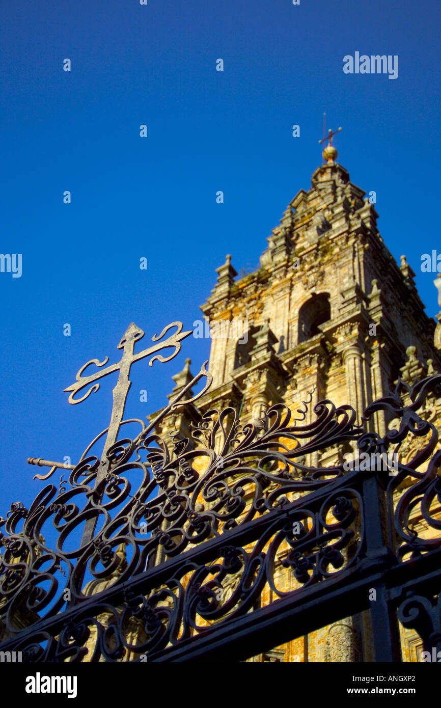 Cathedral de Santiago de Compostela, Santiago de Compostela, Galicia, Spain Stock Photo