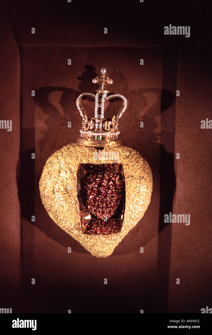 The Royal Heart Dali Joies collection Dali Theatre Museum Figueres Spain Stock Photo