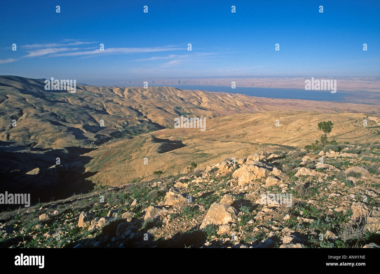Mt. Nebo, Jordan Stock Photo
