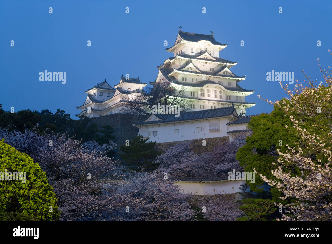 Himeji Castle (Shirasagi), Himeji, Honshu, Japan Stock Photo Alamy